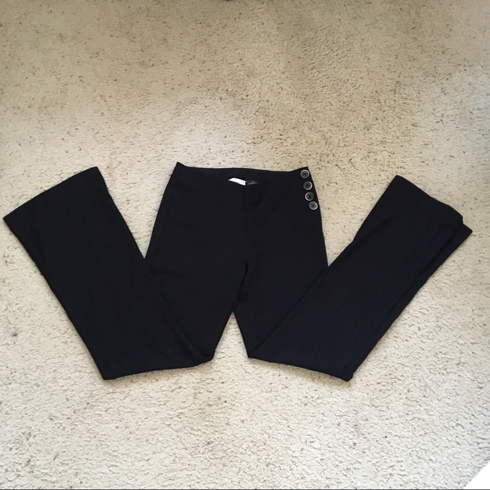 Dress pants Elevenses black side button size 2